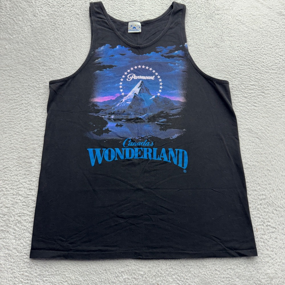 Vintage 1994 Canadas Wonderland Paramount Parks Hanes Beefy-T Tank Top Mens XL